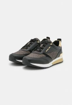 MICHAEL Michael Kors ALLIE STRIDE TRAINER - Trainers - Black/brown -MICHAEL Michael Kors shop f71d1d66109245c195e954d0a1346cda