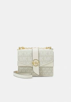 MICHAEL Michael Kors GREENWICH XBODY - Across Body Bag - Natural