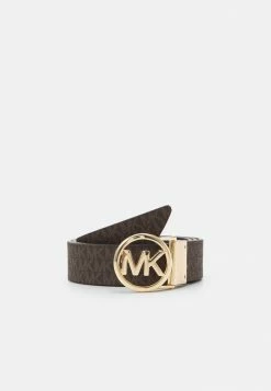 MICHAEL Michael Kors REVERSIBLE BELT - Belt - Navy/gold-coloured -MICHAEL Michael Kors shop f86bbdc27aea4c2f9b53be565ec0945b