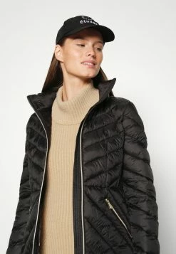 MICHAEL Michael Kors CHEVRON QUILTED PACKABLE - Light Jacket - Black -MICHAEL Michael Kors shop f8efa5d056e54ce6a0ab8a6ee8fc53d5