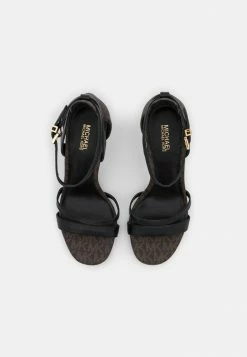 MICHAEL Michael Kors KIMBERLY - Sandals - Black/brown -MICHAEL Michael Kors shop f9e10438a6e2469f841d0237c214979b