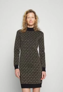 MICHAEL Michael Kors Day Dress - Black/gold