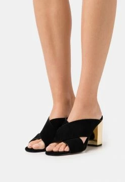 MICHAEL Michael Kors PORTER MULE - Heeled Mules - Black